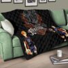 Haikyuu Anime Premium Quilt - Kageyama And Hinata Volleyball Club Raven Shadow Quilt Blanket 17