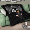 Haikyuu Anime Premium Quilt - Lonely Hinata Shoyo Fly Crow Grey Wings Quilt Blanket 17