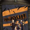 Haikyuu Anime Premium Quilt - Shouyou Hinata Kei And Kageyama Play Volleyball Quilt Blanket 7