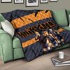 Haikyuu Anime Premium Quilt - Shouyou Hinata Kei And Kageyama Play Volleyball Quilt Blanket 17