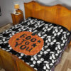 Halloween Premium Quilt | Boo To You Cute Flying Ghost Patterns Quilt Blanket 19