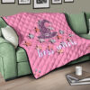 Halloween Premium Quilt | Boss Witch Hat Star Patterns Pink Quilt Blanket 17