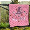 Halloween Premium Quilt | Boss Witch Hat Star Patterns Pink Quilt Blanket 13