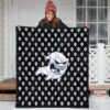 Halloween Premium Quilt | Cartoon Angry Ghost Shouting Cute Ghost Patterns Quilt Blanket 3