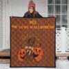 Halloween Premium Quilt - Hi We Love Halloween Smiling Pumpkin Harvest Quilt Blanket 3