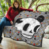 Halloween Premium Quilt | Old Mickey Skull Head Tapestry Quilt Blanket 11