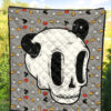 Halloween Premium Quilt | Old Mickey Skull Head Tapestry Quilt Blanket 5