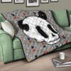 Halloween Premium Quilt | Old Mickey Skull Head Tapestry Quilt Blanket 17