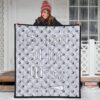 Halloween Premium Quilt | Season Of The Witch Broom Star Patterns Quilt Blanket 3