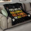 Halloween Premium Quilt | The Best People Love Halloween Dabbing Skeleton Quilt Blanket 15