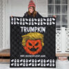 Halloween Premium Quilt | Trumpkin Make US Halloween Great Again Quilt Blanket 3