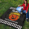 Halloween Premium Quilt | Trumpkin Make US Halloween Great Again Quilt Blanket 9