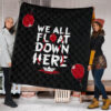 Halloween Premium Quilt - We All Float Down Here IT Red Balloon Quilt Blanket 1