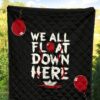 Halloween Premium Quilt - We All Float Down Here IT Red Balloon Quilt Blanket 5