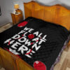 Halloween Premium Quilt - We All Float Down Here IT Red Balloon Quilt Blanket 19