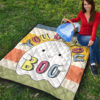 Halloween Premium Quilt | You Do You Boo Cute Cartoon Ghost Colorful Quilt Blanket 5