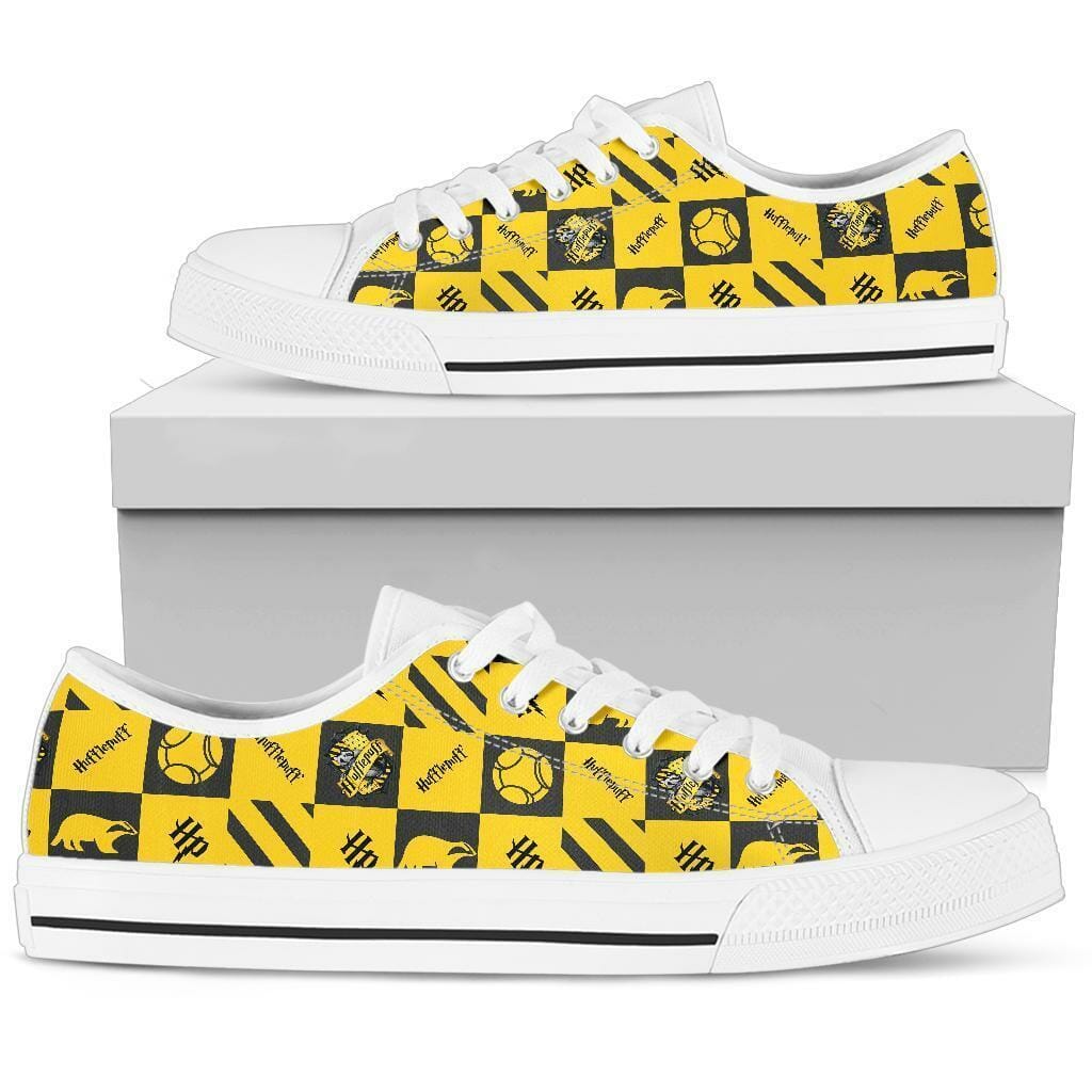 Harry Potter Hufflepuff Shoes Low Top Custom Pattern Movies Sneakers