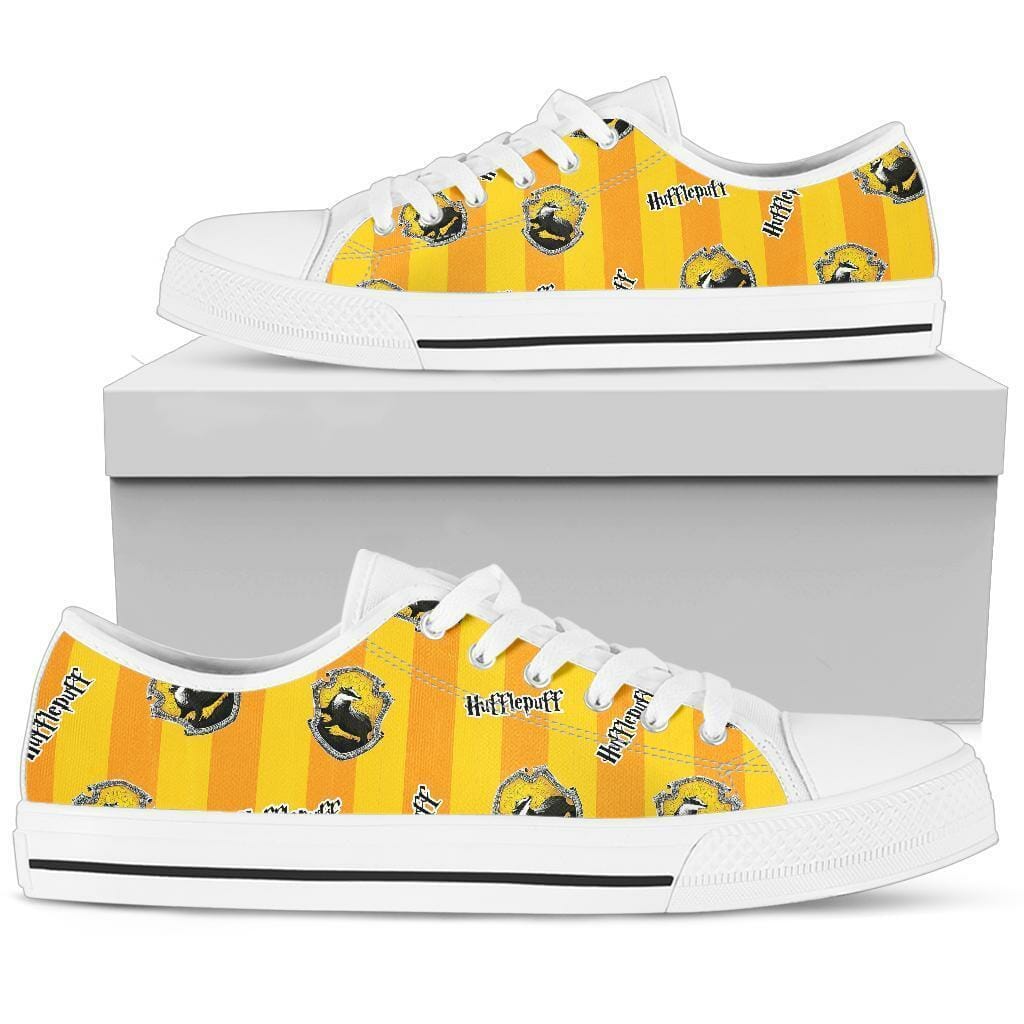 Harry Potter Hufflepuff Shoes Low Top Custom Symbol Movies Sneakers