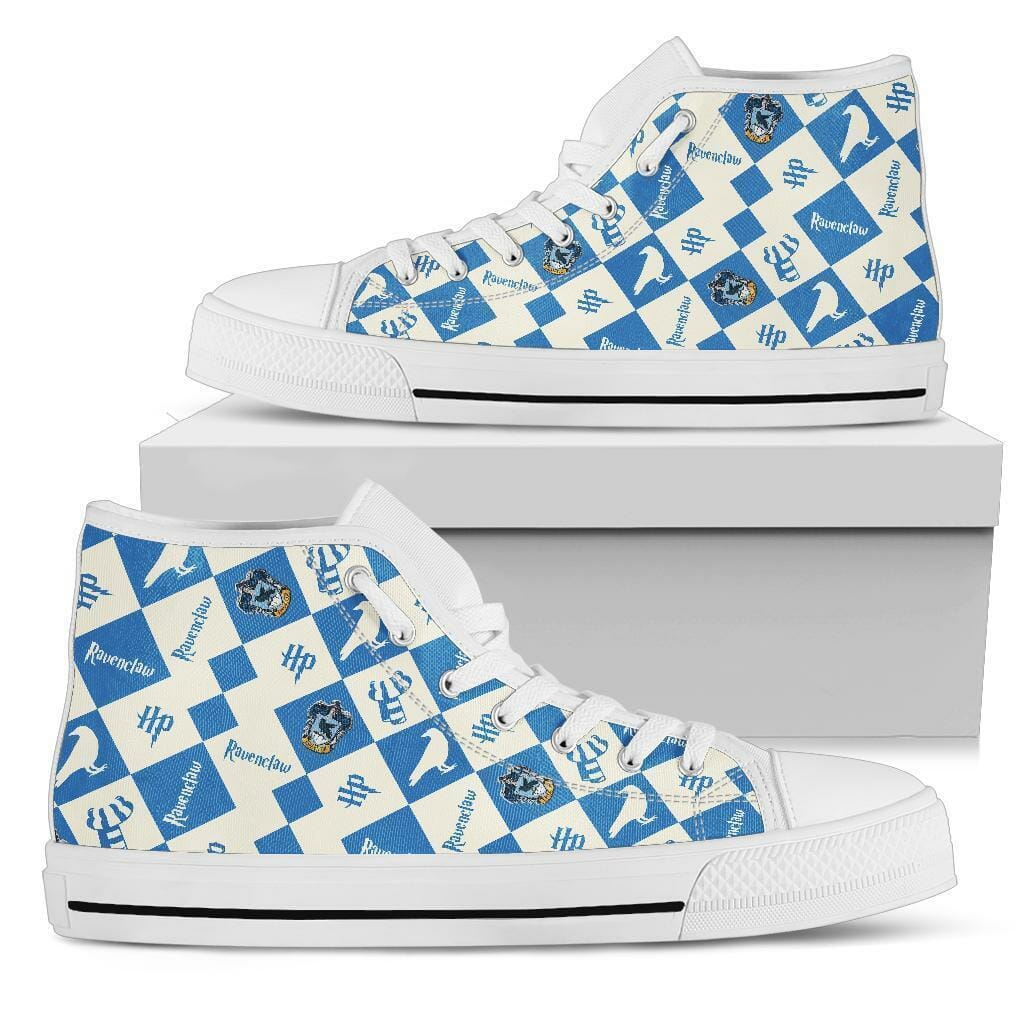 Harry Potter Ravenclaw Shoes High Top Custom Pattern Sneakers