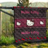 Hello Kitty Premium Quilt Blanket Cartoon Home Decor Custom For Fans 13