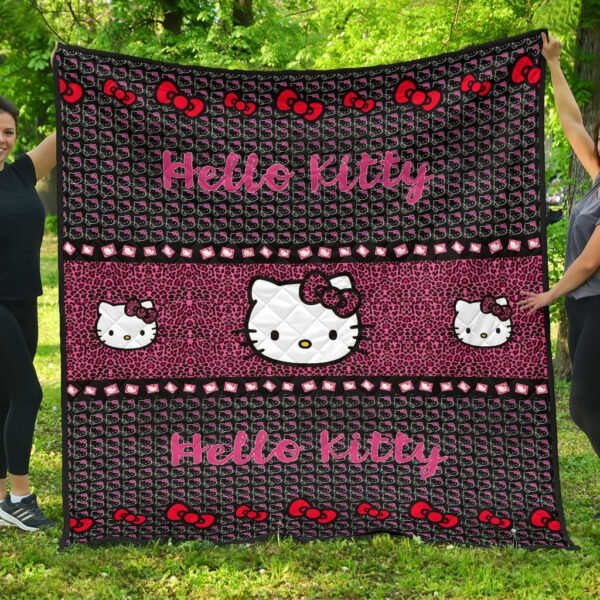 Hello Kitty Premium Quilt Blanket Cartoon Home Decor Custom For Fans