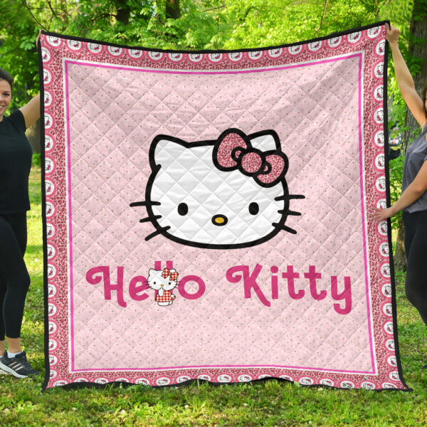 Hello Kitty Premium Quilt Blanket Cartoon Home Decor Custom For Fans