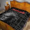 Horror Movie Hellraiser Pin Head Fire Circle Chains Background Premium Quilt Blanket 19