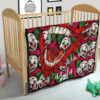 Horror Movie Joker Laughing Mouth Joker Clown Face Patterns Premium Quilt Blanket 21