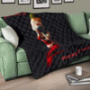 Horror Movie Joker Quote Put On A Happy Face Premium Quilt Blanket 17