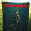 Horror Movie Mermaid Experimenter With Knife Premium Quilt Blanket 5