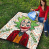 Horror Movie Ricker Rick Cosplay Joker Vintage Funny Premium Quilt Blanket 9