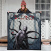 Horror Movie Slender Man In The Forest Fanart Premium Quilt Blanket 3