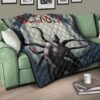 Horror Movie Slender Man In The Forest Fanart Premium Quilt Blanket 17