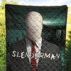 Horror Movie Slenderman Suit Underground Premium Quilt Blanket 5