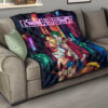 Horror Movie Teenager Joker And Harley Quinn Modern City Premium Quilt Blanket 15