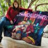 Horror Movie Teenager Joker And Harley Quinn Modern City Premium Quilt Blanket 11