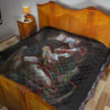 Horror Movie The Evil Within Monster Evil Inside Us Premium Quilt Blanket 19