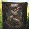 Horror Movie The Evil Within Monster Evil Inside Us Premium Quilt Blanket 5