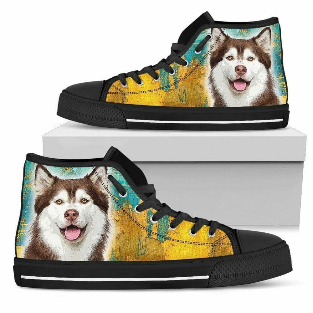 Husky discount with shoes