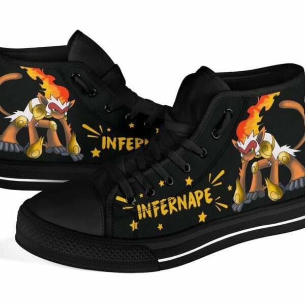 Infernape Sneakers High Top Shoes Gift Idea