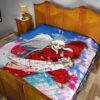 Inuyasha Anime Premium Quilt Inuyasha Using Sword Sakura Blossom Flower Flying Quilt Blanket 19