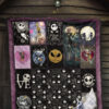 Jack And Sally The Nightmare Before Christmas Premium Quilt Blanket Cartoon Home Decor Custom For Fans 7