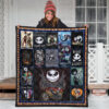 Jack And Sally The Nightmare Before Christmas Premium Quilt Blanket Cartoon Home Decor Custom For Fans 3