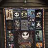 Jack And Sally The Nightmare Before Christmas Premium Quilt Blanket Cartoon Home Decor Custom For Fans 7