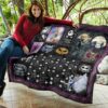 Jack And Sally The Nightmare Before Christmas Premium Quilt Blanket Cartoon Home Decor Custom For Fans 11