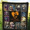 Jack & Sally Quilt Blanket Nightmare Before Christmas Fan Gift 5