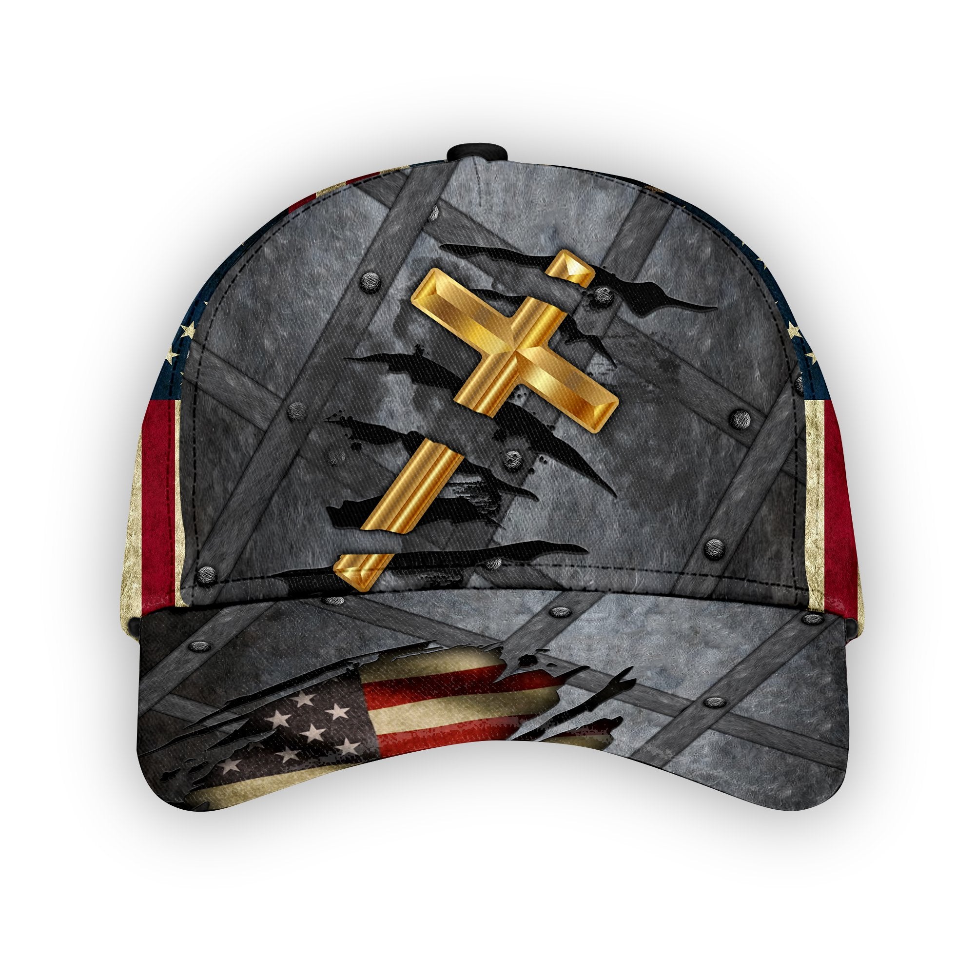 Jesus Crack US Flag Custom Classic Cap