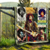 Jimi Hendrix Premium Quilt Blanket Singer Home Decor Custom For Fans 13