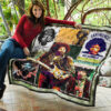 Jimi Hendrix Premium Quilt Blanket Singer Home Decor Custom For Fans 11