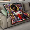 Jimi Hendrix Premium Quilt Blanket Singer Home Decor Custom For Fans 15